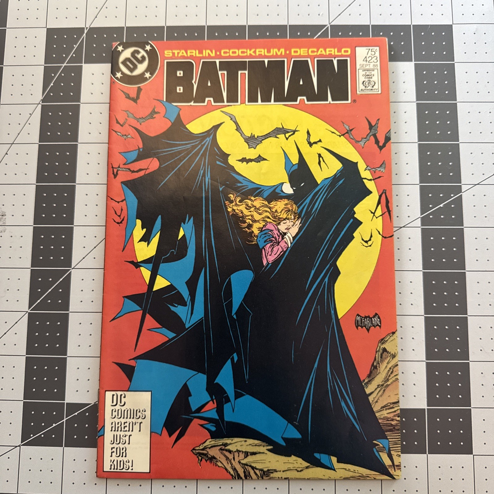 Batman #423 Comic Book 2nd Print with Todd McFarlane Cover Batman #423 Comic Book 2nd Print with Todd McFarlane Cover