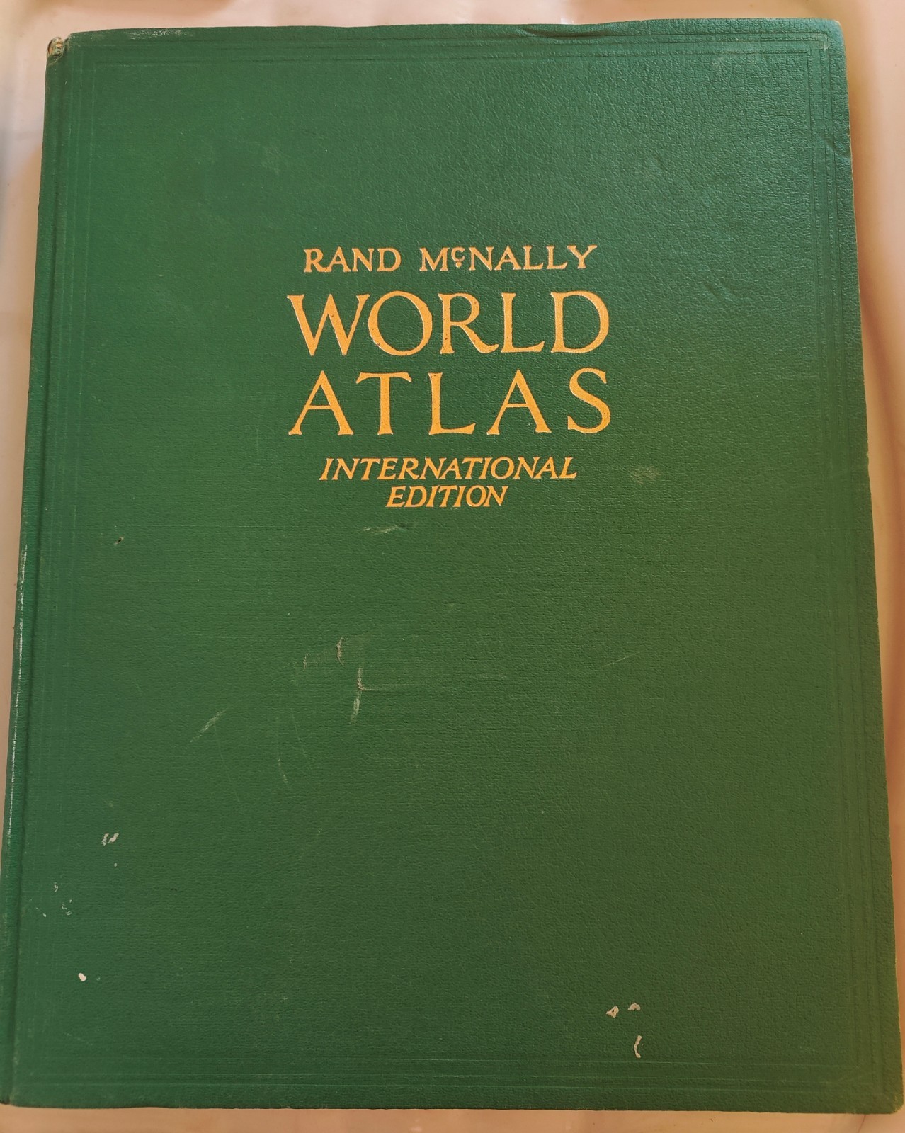 1945-1947 Rand McNally World Atlas INTERNATIONAL EDITION