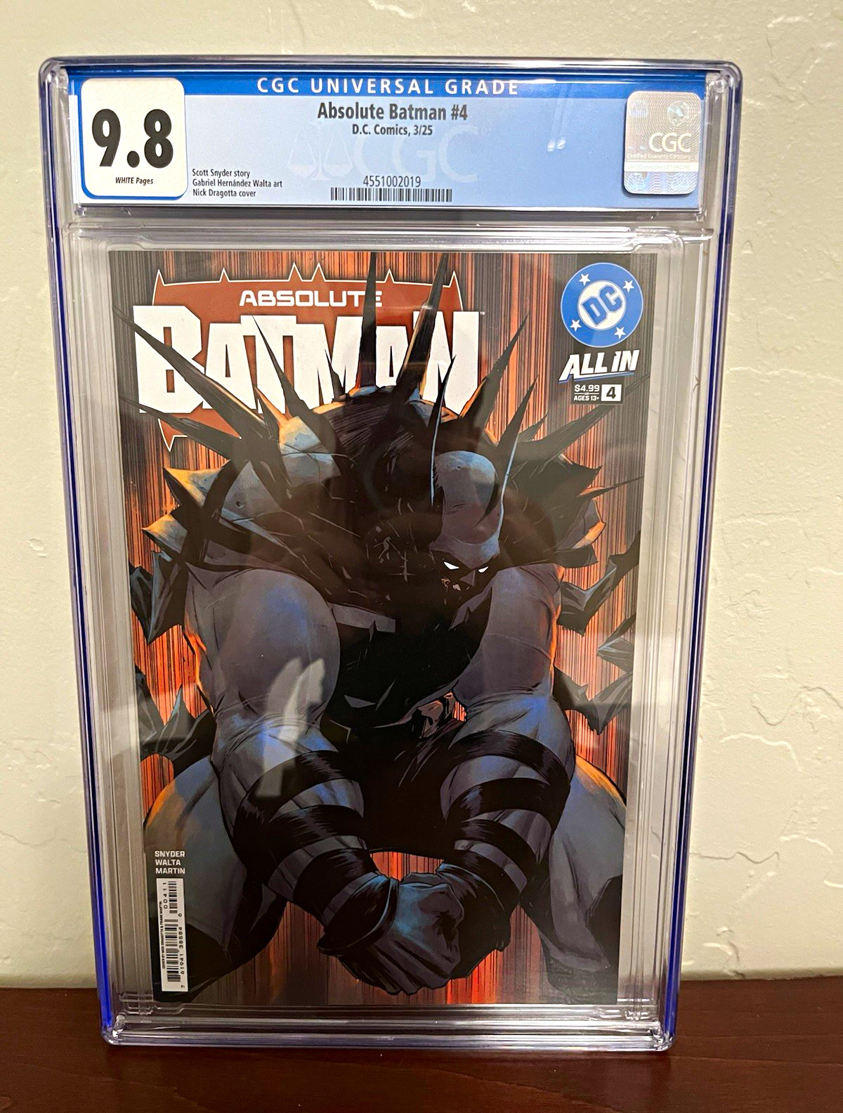 DC Absolute Batman #4 (2025) | CGC 9.8 | First Print