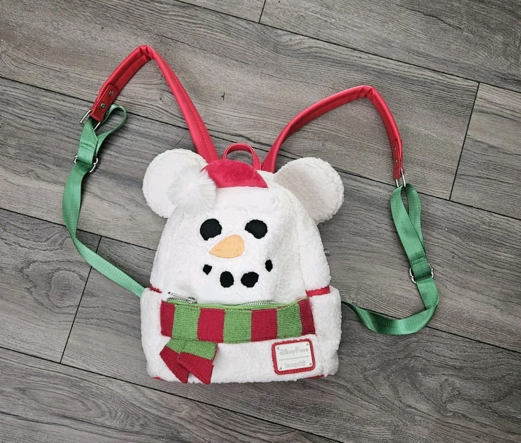 Disney Parks Snowman Loungefly Mini Backpack -Retired Disney Parks Snowman Loungefly Mini Backpack -Retired