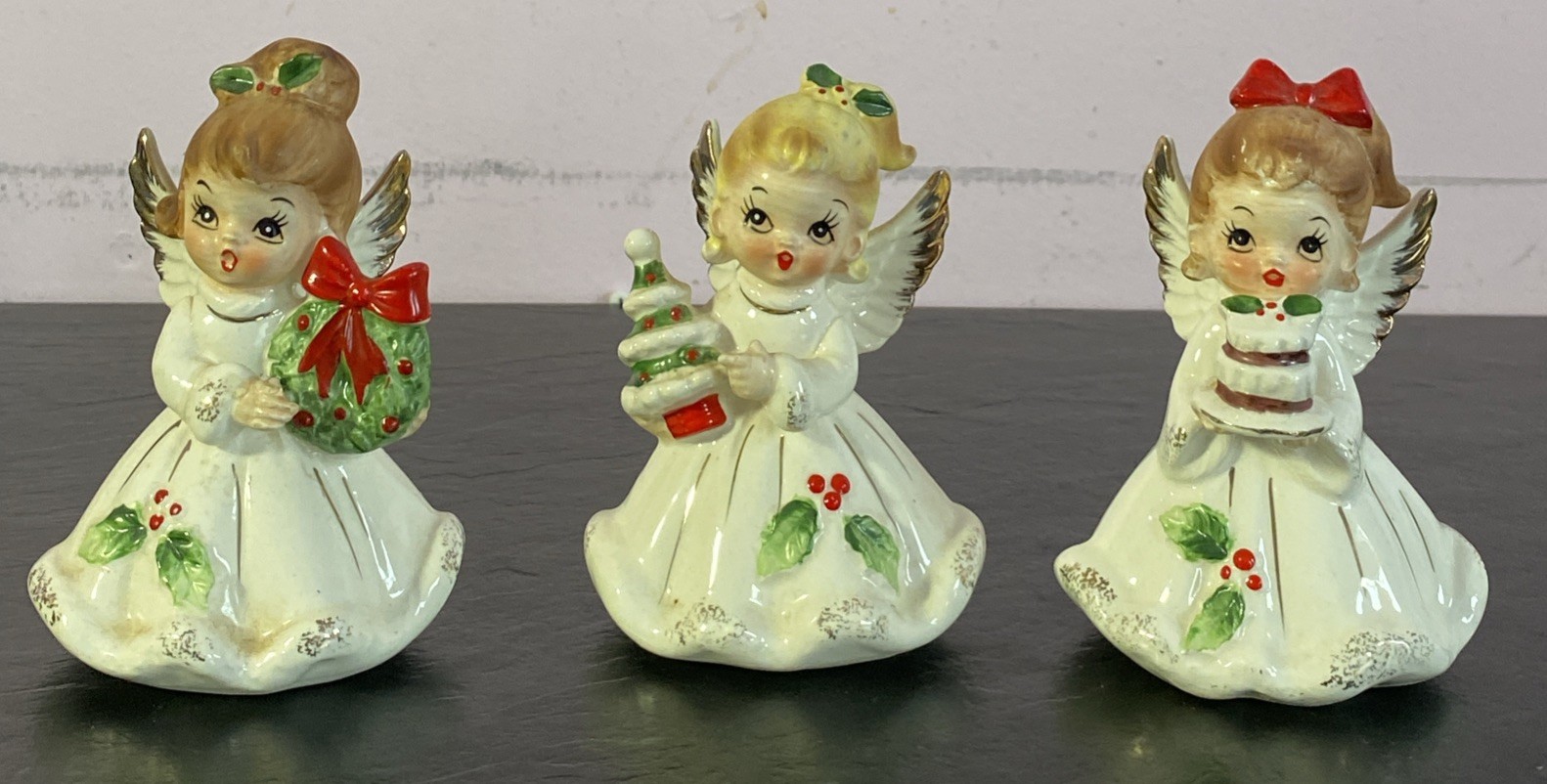 joseph’s originals Christmas Angel figurines Holiday Vintage 1950’s Rare joseph’s originals Christmas Angel figurines Holiday Vintage 1950’s Rare