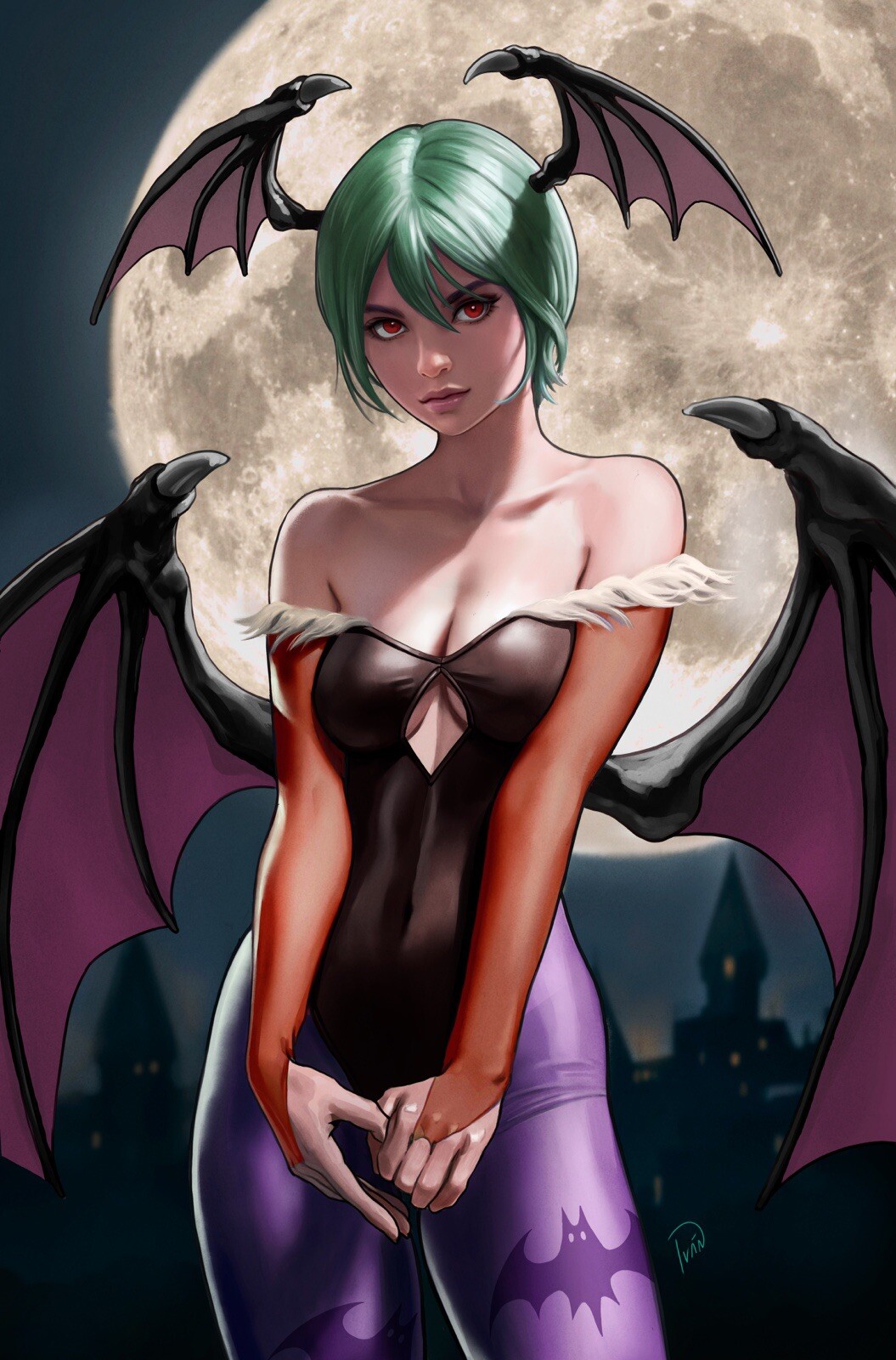 🔥 DARKSTALKERS 1 20th ANNIVERSARY TALAVERA 616 Virgin Variant A Black LTD 500 🔥 DARKSTALKERS 1 20th ANNIVERSARY TALAVERA 616 Virgin Variant A Black LTD 500