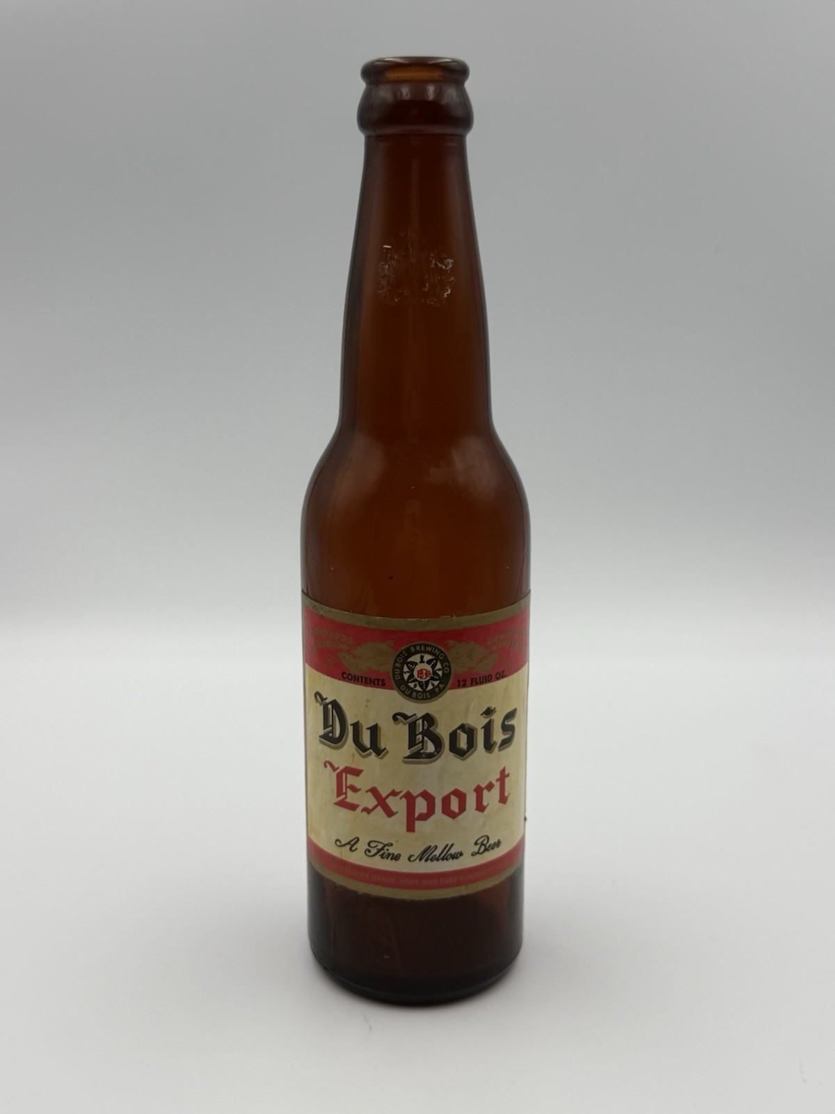 Vintage Du Bois Export Beer Bottle DuBois Brewing Co Pennsylvania 12 Oz Label Vintage Du Bois Export Beer Bottle DuBois Brewing Co Pennsylvania 12 Oz Label