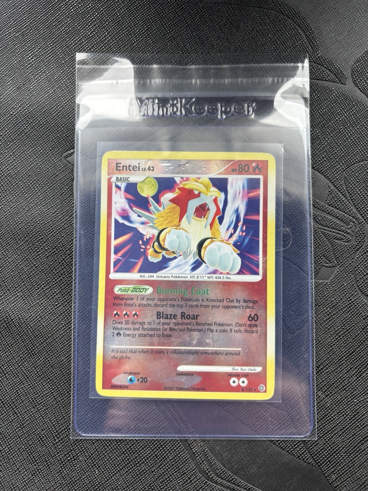 Pokémon Entei Secret Wonders 4/132 Holo Rare 2007 Heavy Play Pokémon Entei Secret Wonders 4/132 Holo Rare 2007 Heavy Play