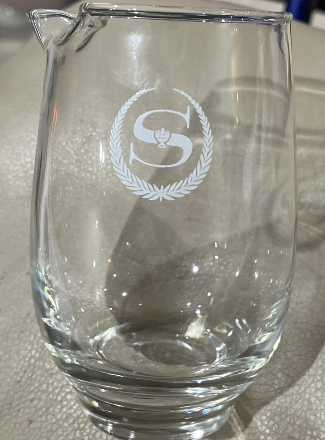 Vintage Sheraton Hotels Glass Creamer, Pourer, Carafe- Old “ S” Logo, HTF Item Vintage Sheraton Hotels Glass Creamer, Pourer, Carafe- Old “ S” Logo, HTF Item