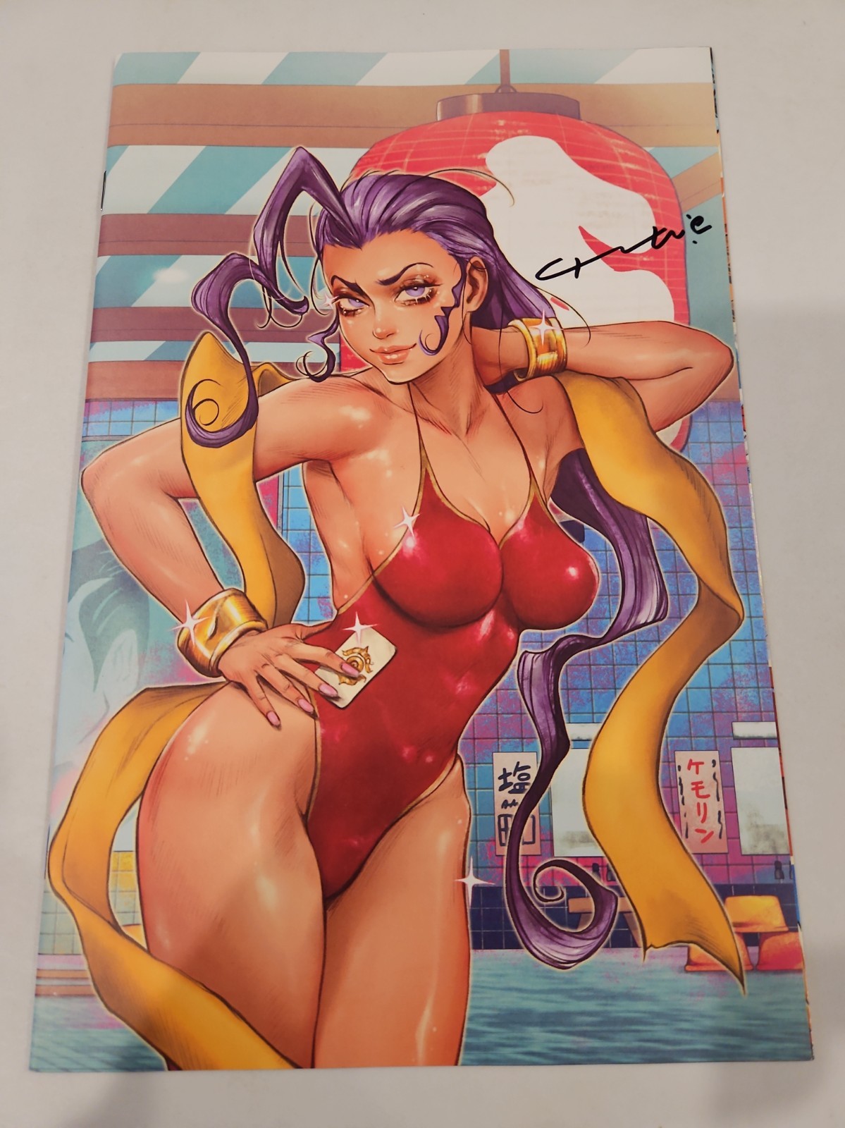 2026 Street Fighter Swimsuit Special #1 Rose Genki Eguro Signed Ronin Club COA 2026 Street Fighter Swimsuit Special #1 Rose Genki Eguro Signed Ronin Club COA