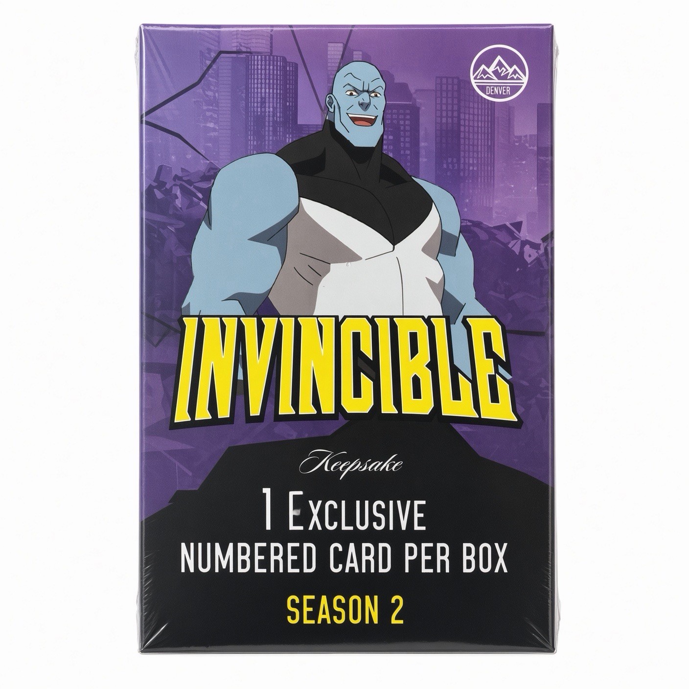 2026 Keepsake Invincible Season 2 Denver CC Exclusive Numbered Card Box 2026 Keepsake Invincible Season 2 Denver CC Exclusive Numbered Card Box