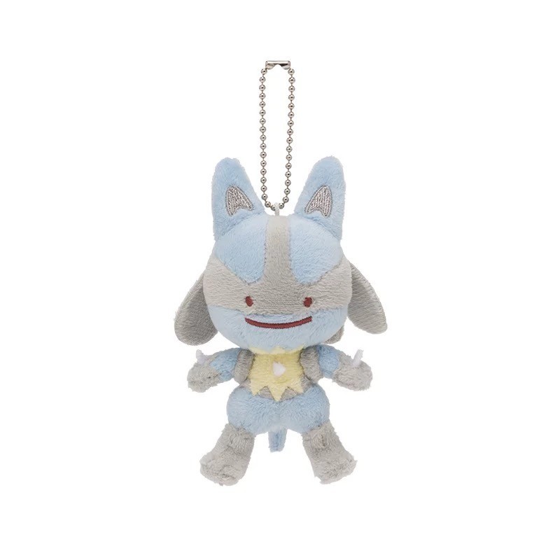 Lucario - Pokémon Ditto Transformation Plush Keychains Lucario - Pokémon Ditto Transformation Plush Keychains