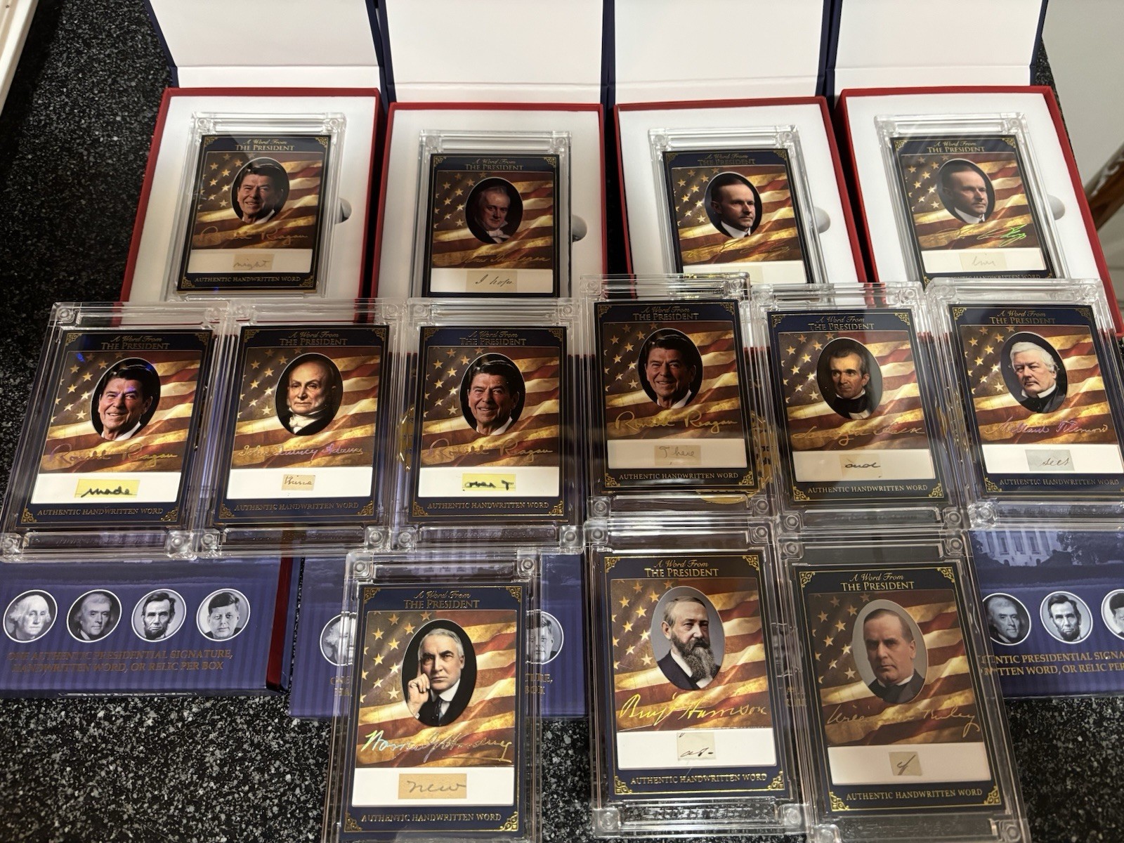 POTUS Presidential Archive A Word From The President Relic Card Lot 30 Cards