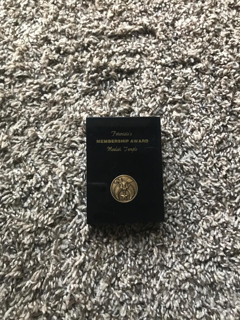 Potentate’s Membership Award Moslah Temple LT2 Potentate’s Membership Award Moslah Temple LT2