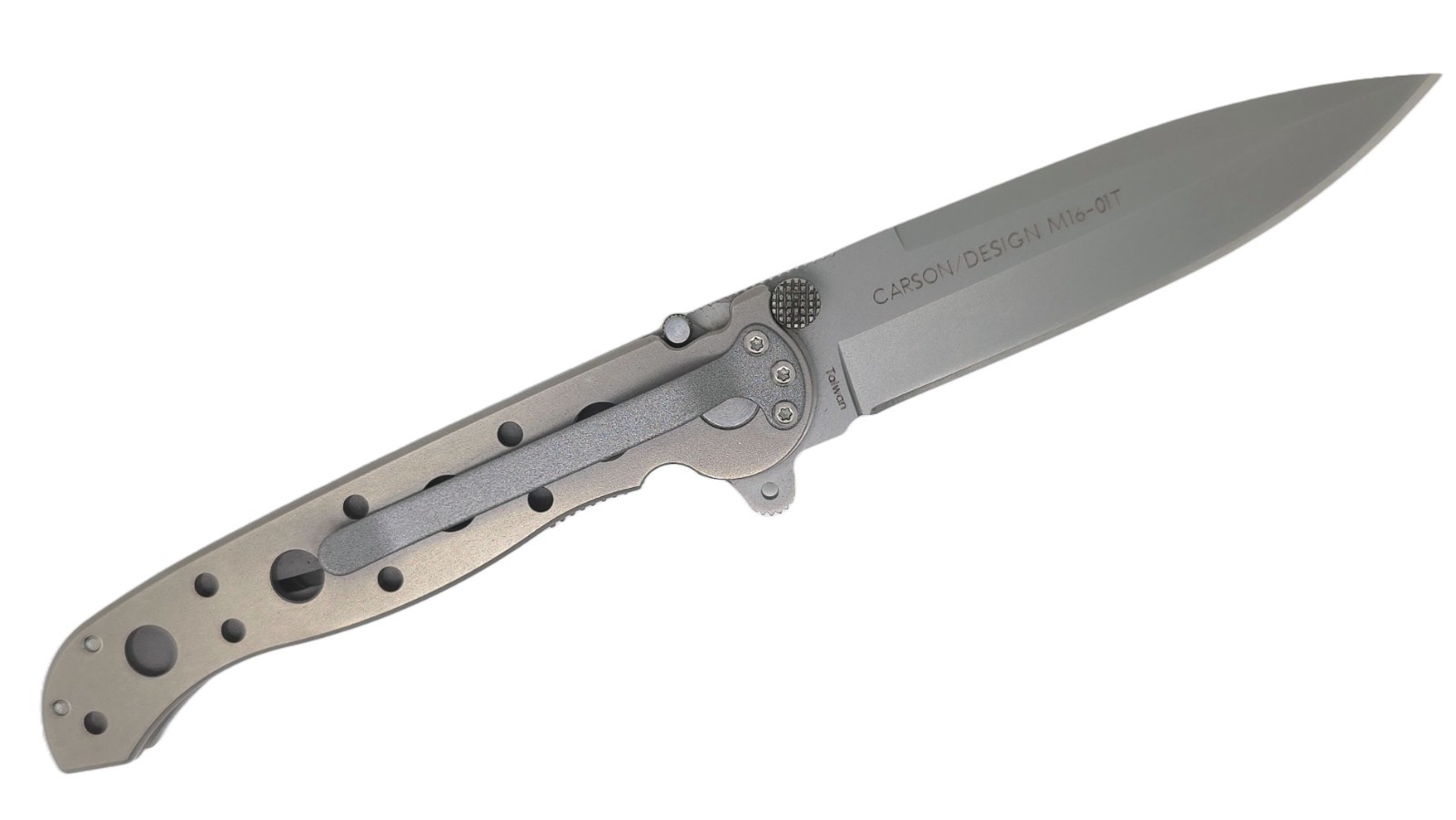 New CRKT M16-01T Titanium Carson Flipper AUS-8 Taiwan NIB