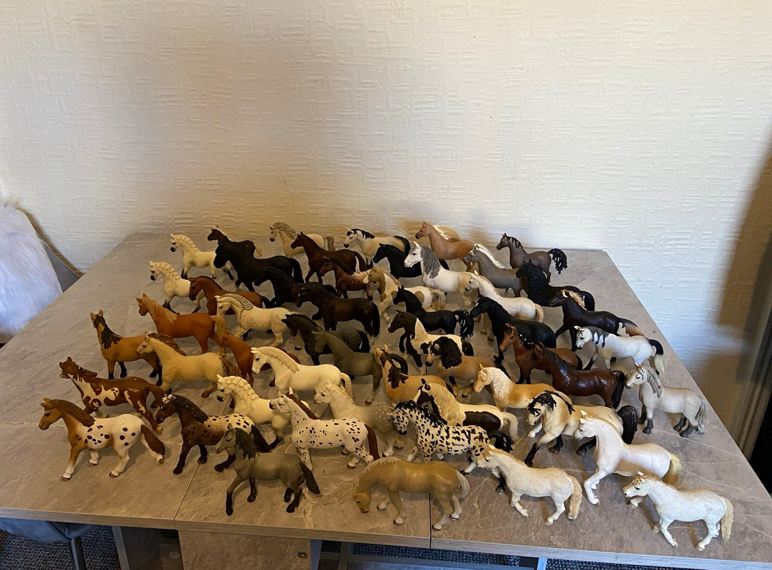 Bundle of 52 Schleich adult horses /ponies-no foals in this bundle all Schleich Bundle of 52 Schleich adult horses /ponies-no foals in this bundle all Schleich