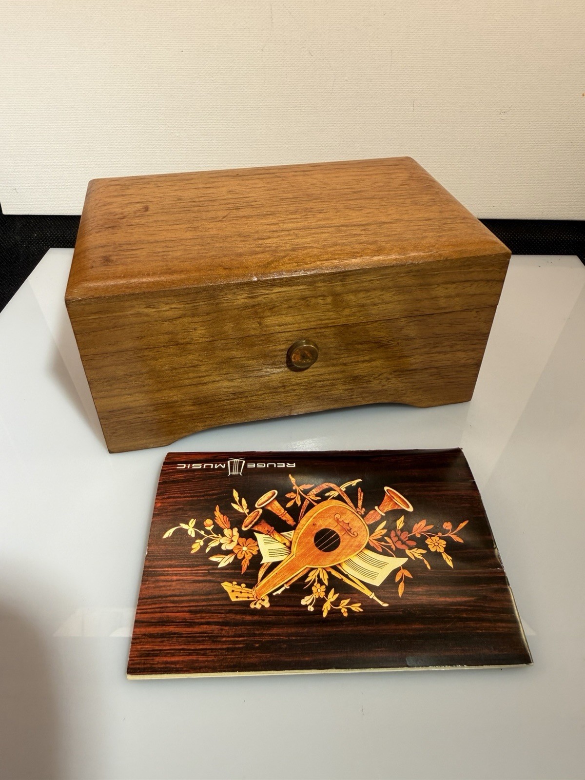 Vintage Reuge Music Box 3/36 Works Perfect Mozart Vintage Reuge Music Box 3/36 Works Perfect Mozart