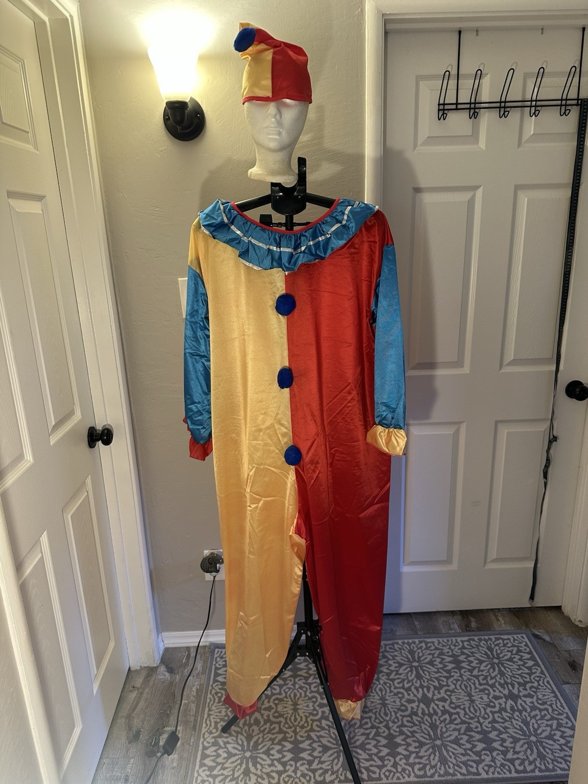 Vintage 1970s USA Made Clown Costume