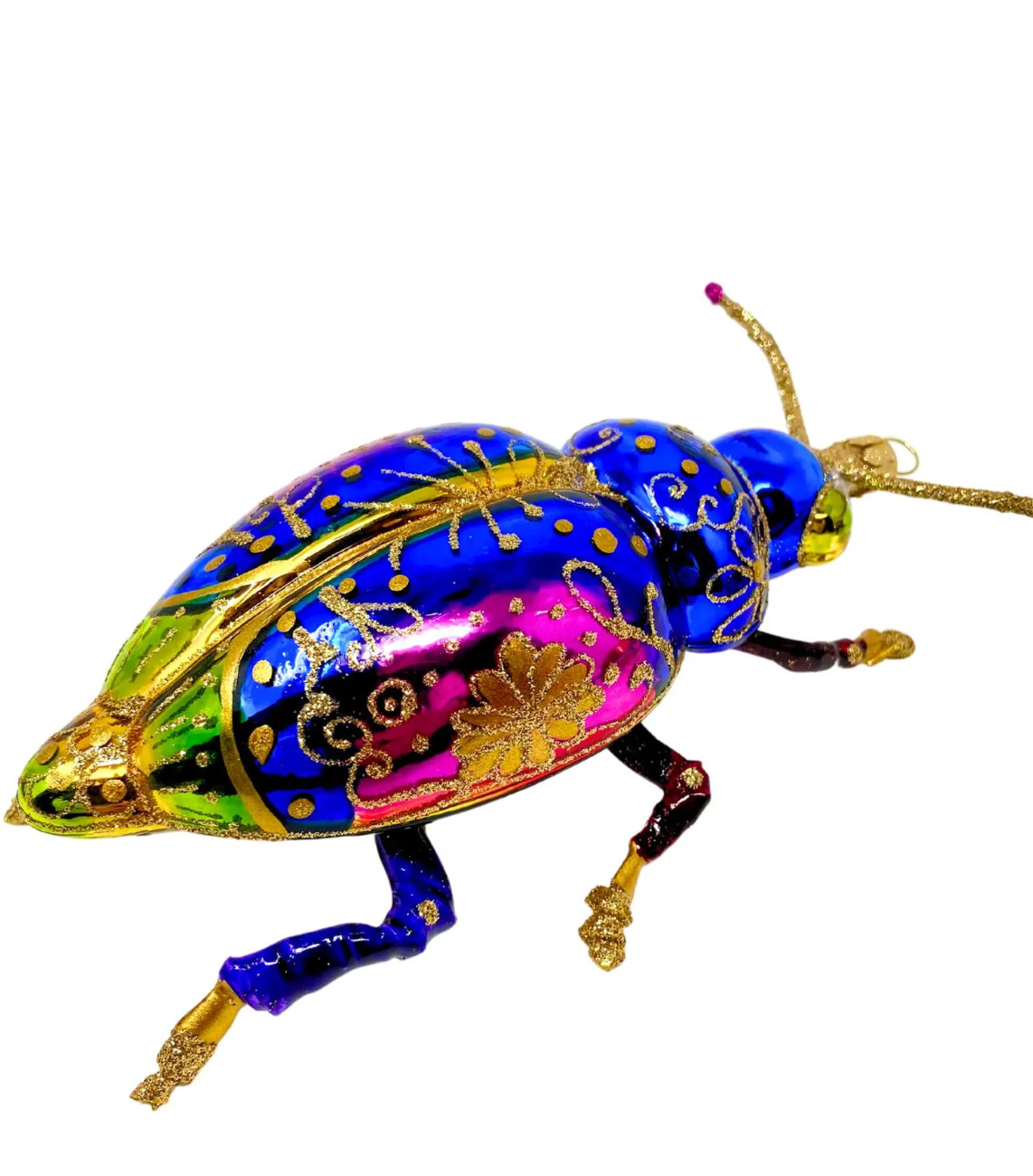 Colorful Hand Crafted Glass Ornament - Kenzies of London Colorful Hand Crafted Glass Ornament - Kenzies of London