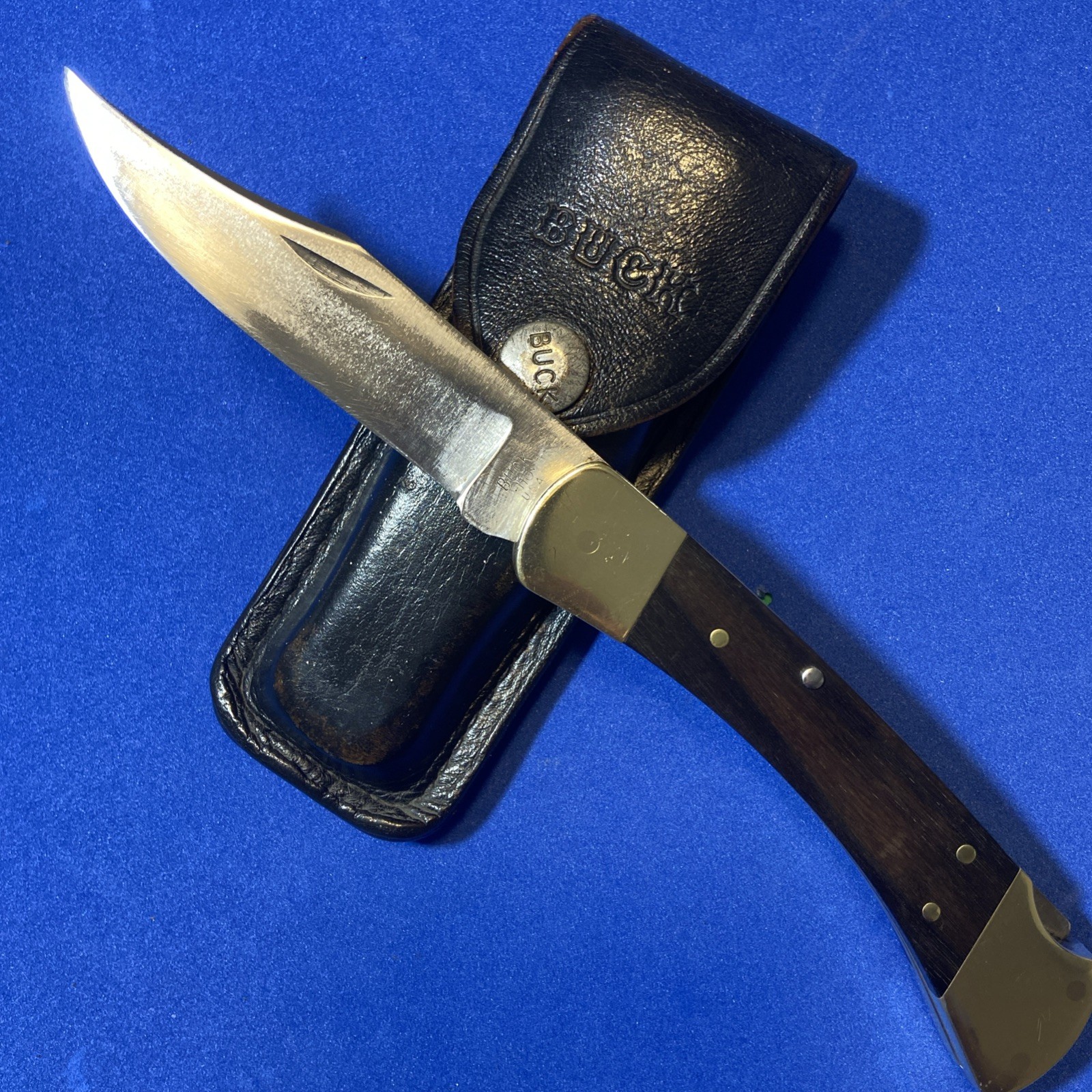 Vintage Buck 110 1974-1980 440c Stainless Steel W/sheath Beautiful Vintage Buck 110 1974-1980 440c Stainless Steel W/sheath Beautiful