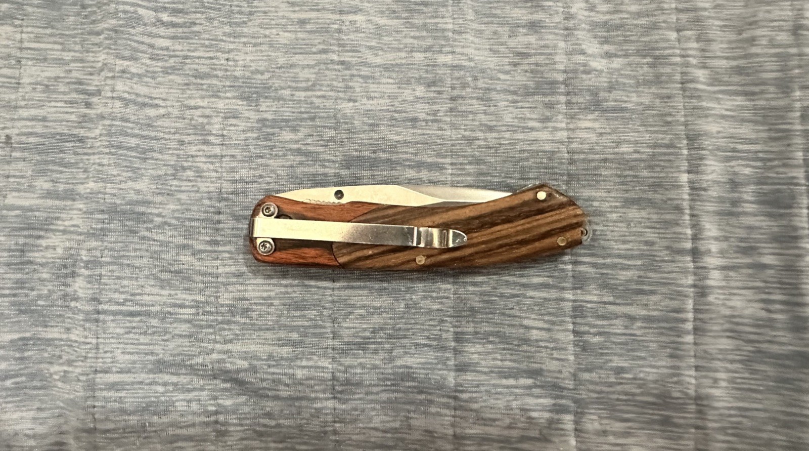 Vintage NRA Stone River Folding Pocket Knife National Rifle Association