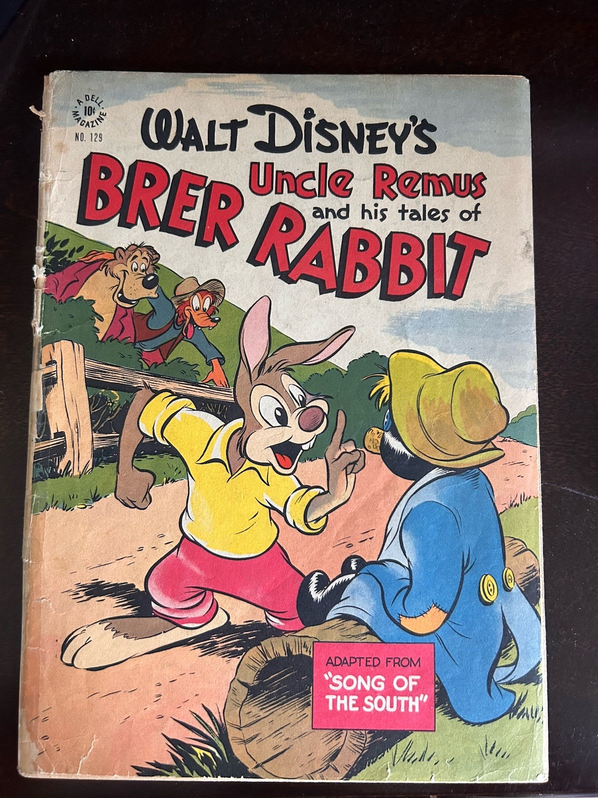 Walt Disney\'s Uncle Remus and his tales of Brer Rabbit 1946 DELL Comic #129 Walt Disney\'s Uncle Remus and his tales of Brer Rabbit 1946 DELL Comic #129