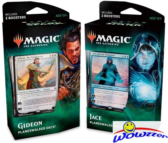 MTG Magic Planeswalker War of The Spark Factory Sealed Deck Set-JACE & GIDEON