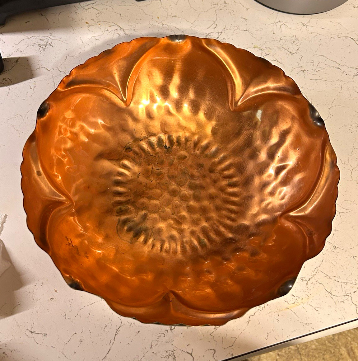 VTG Gregorian Solid Copper Bowl 10 VTG Gregorian Solid Copper Bowl 10