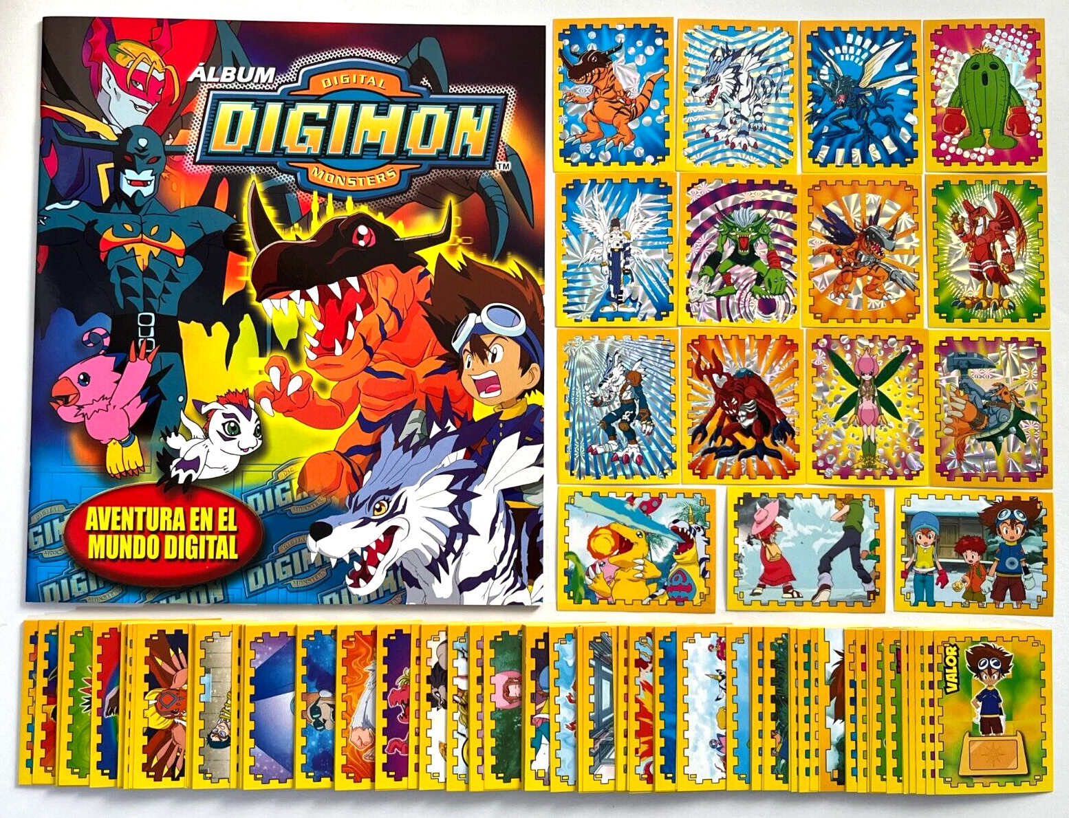 ALBUM DIGIMON ADVENTURE Navarrete - Full Set 232/232 Sticker Peru 2022 Reedition