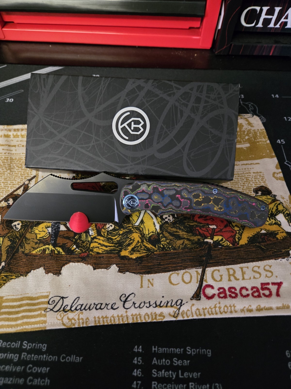 Kubey Sylow - 80s Camo Carbon/DLC Titanium, SOLD OUT Kubey Sylow - 80s Camo Carbon/DLC Titanium, SOLD OUT