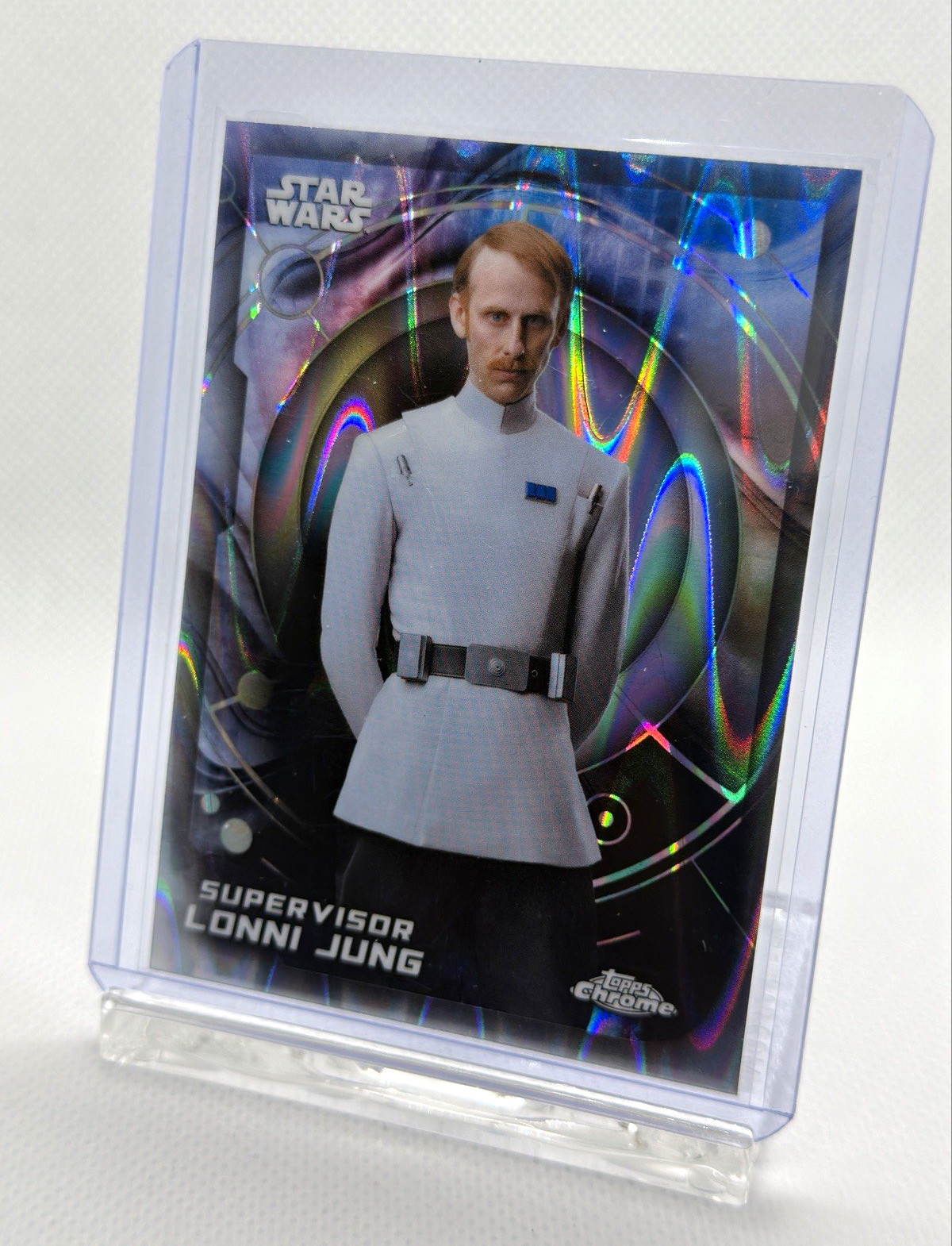 Topps 2024 Chrome Star Wars Andor #49 Supervisor Lonni Jung Refractor