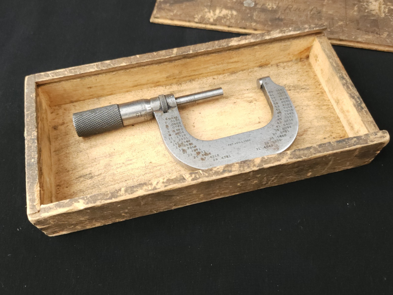 Lufkin Rule Outside Micrometer - No.1622 V (1-2\