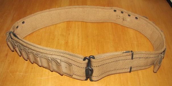 1917 WWI Mills US ARMY Trench Shotgun Shell AMMO BELT 1917 WWI Mills US ARMY Trench Shotgun Shell AMMO BELT