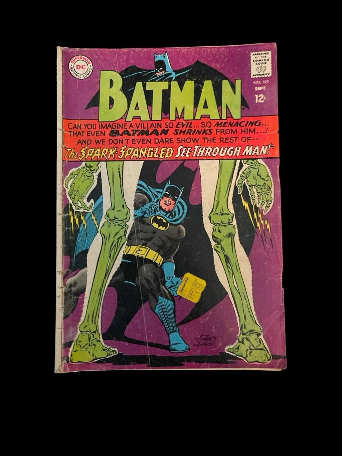 BATMAN #195 DC COMICS (1967) - G-VG BATMAN #195 DC COMICS (1967) - G-VG