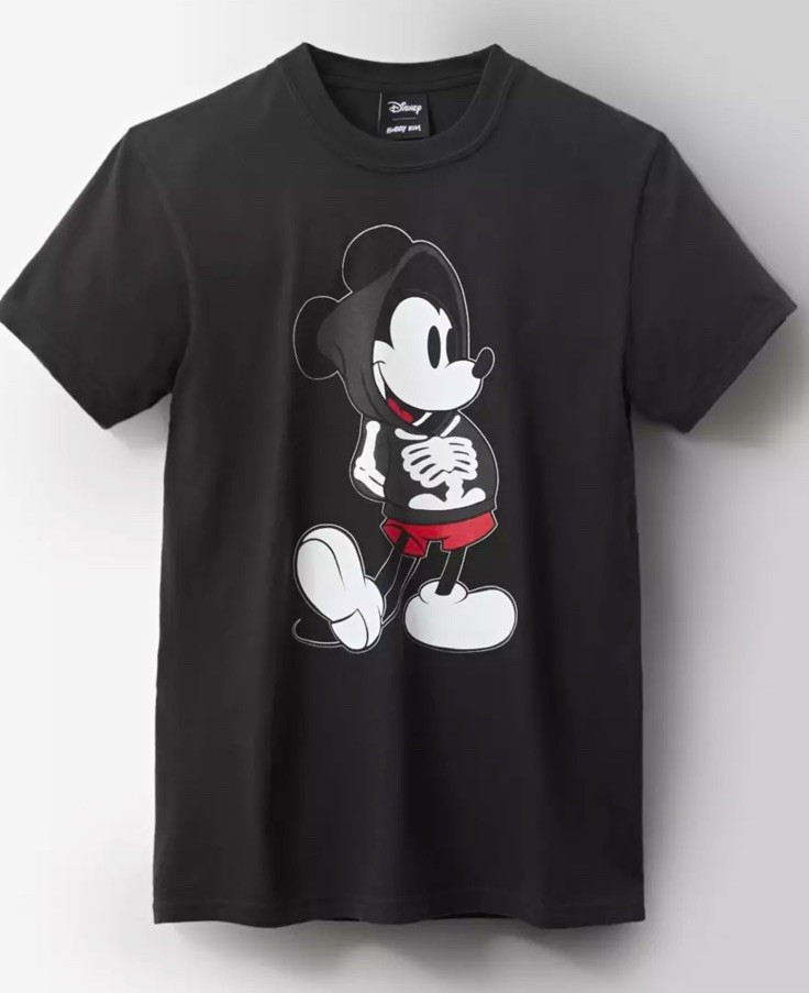 Mickey Mouse Skeleton Disney Bobby Kim TShirt Black Limited Release XXL PREORDER