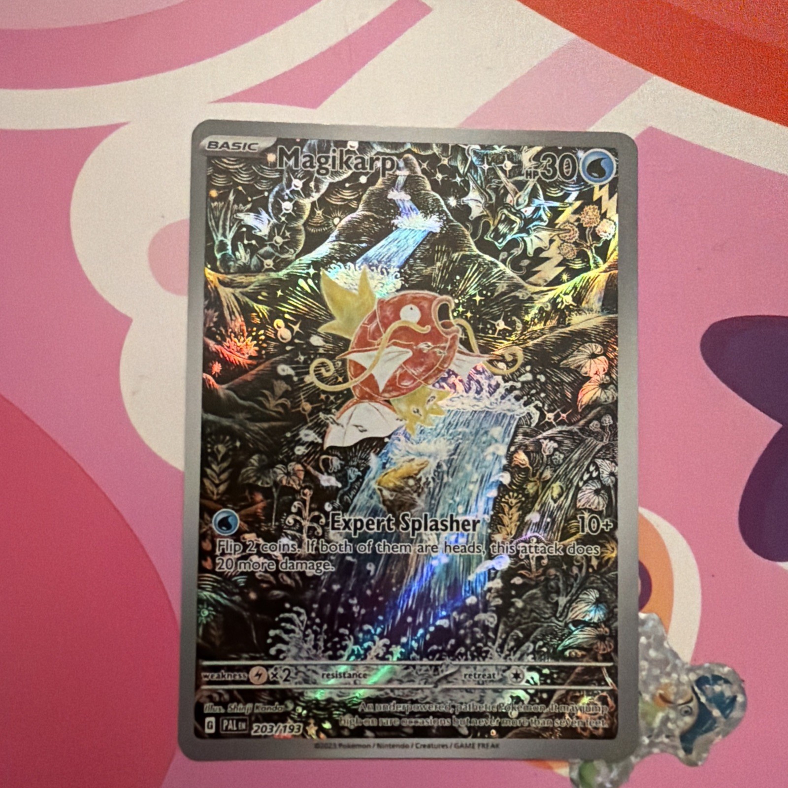 Magikarp 203/193 Illustration Rare Paldea Evolved Pokemon Holo NM