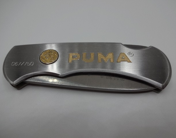 VTG Puma 4 Star Mini Stainless Puma Logo Folding Pocket Knife Made in Germany. VTG Puma 4 Star Mini Stainless Puma Logo Folding Pocket Knife Made in Germany.