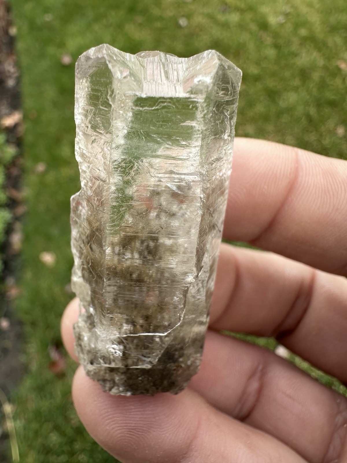Clear Calcite Calcite with Manganese Inclusions, Jinhua Zhejiang China