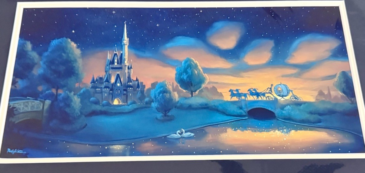 2026 Disney Parks Rob Kaz Cinderella A Very Special Evening Print 18x14” Matted 2026 Disney Parks Rob Kaz Cinderella A Very Special Evening Print 18x14” Matted