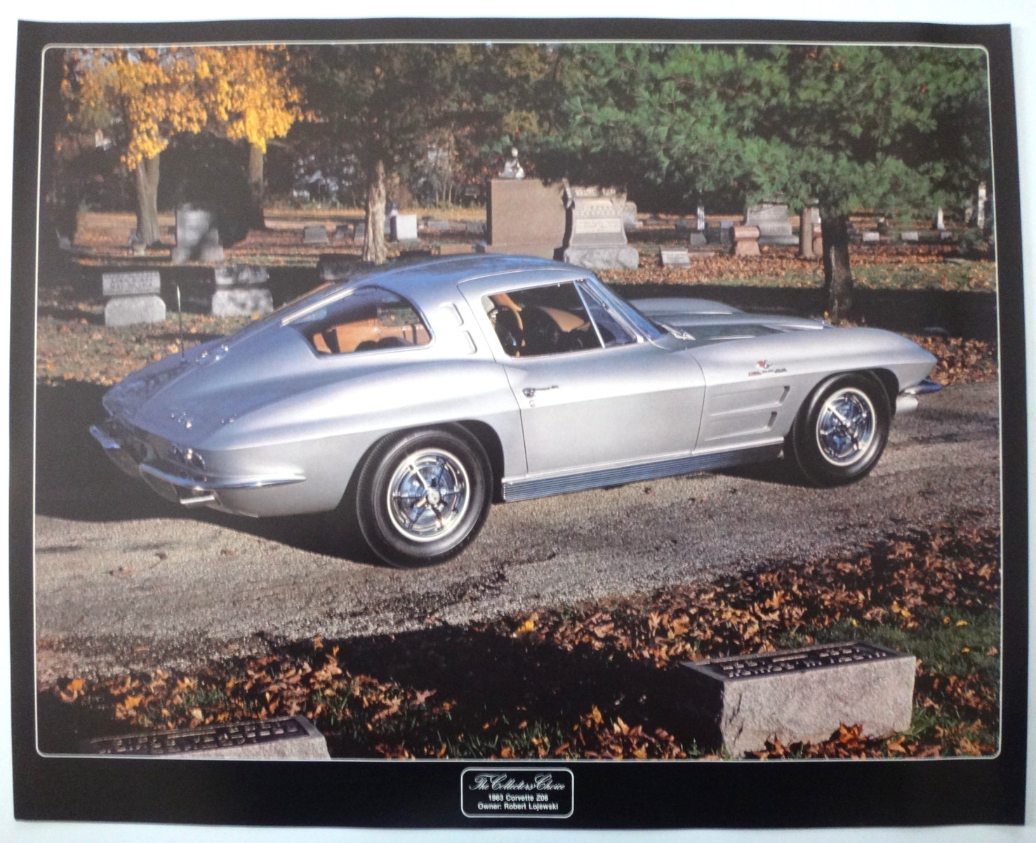 VINTAGE 1963 Chevrolet Corvette Poster 20 x 16 Collectors Choice Power Graphics