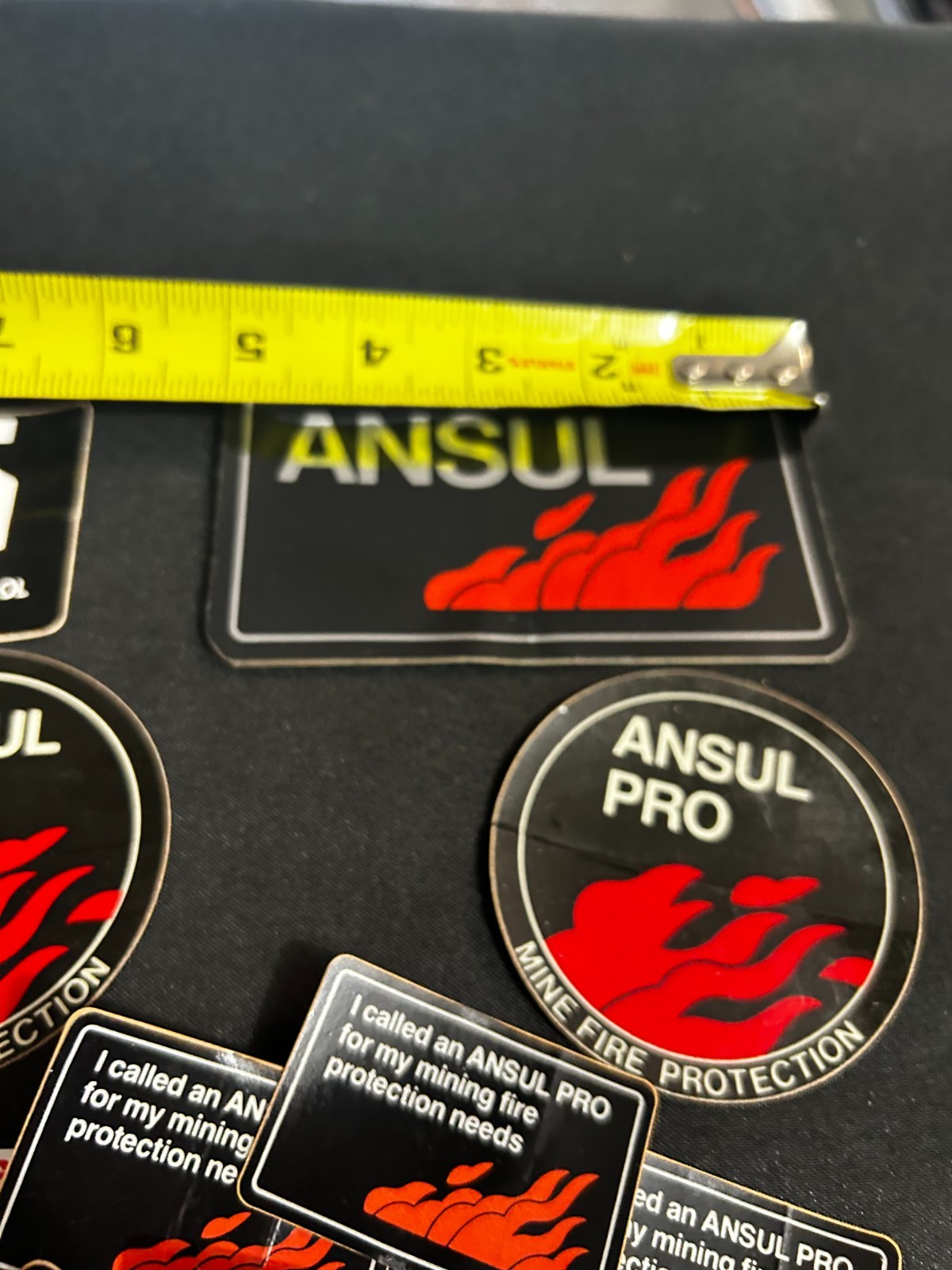 Vintage Ansul Mine Fire Protection Stickers(25-NEW)