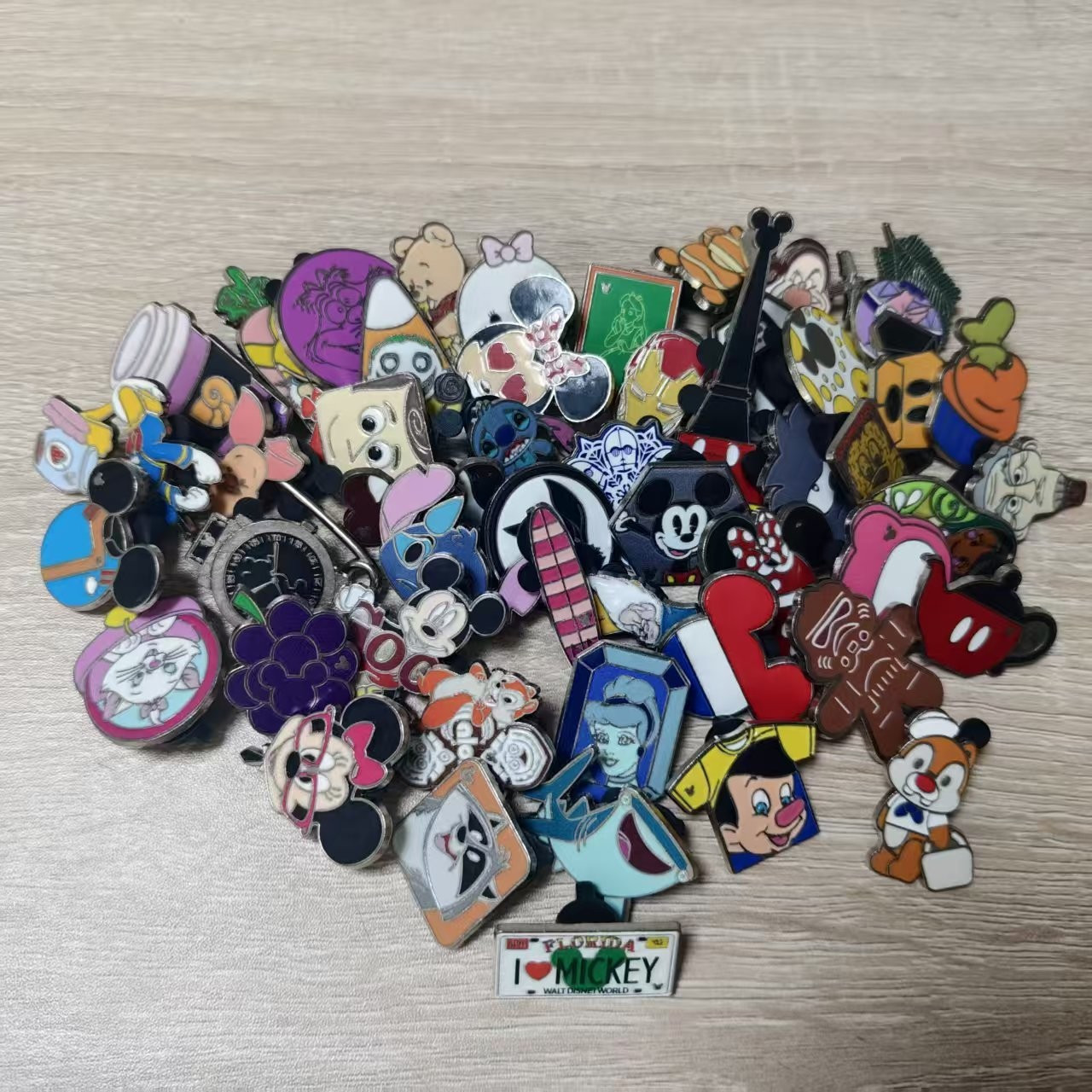 Disney Trading Pins Lot of 25, 50All Unique/Different Disney Trading Pins Lot of 25, 50All Unique/Different