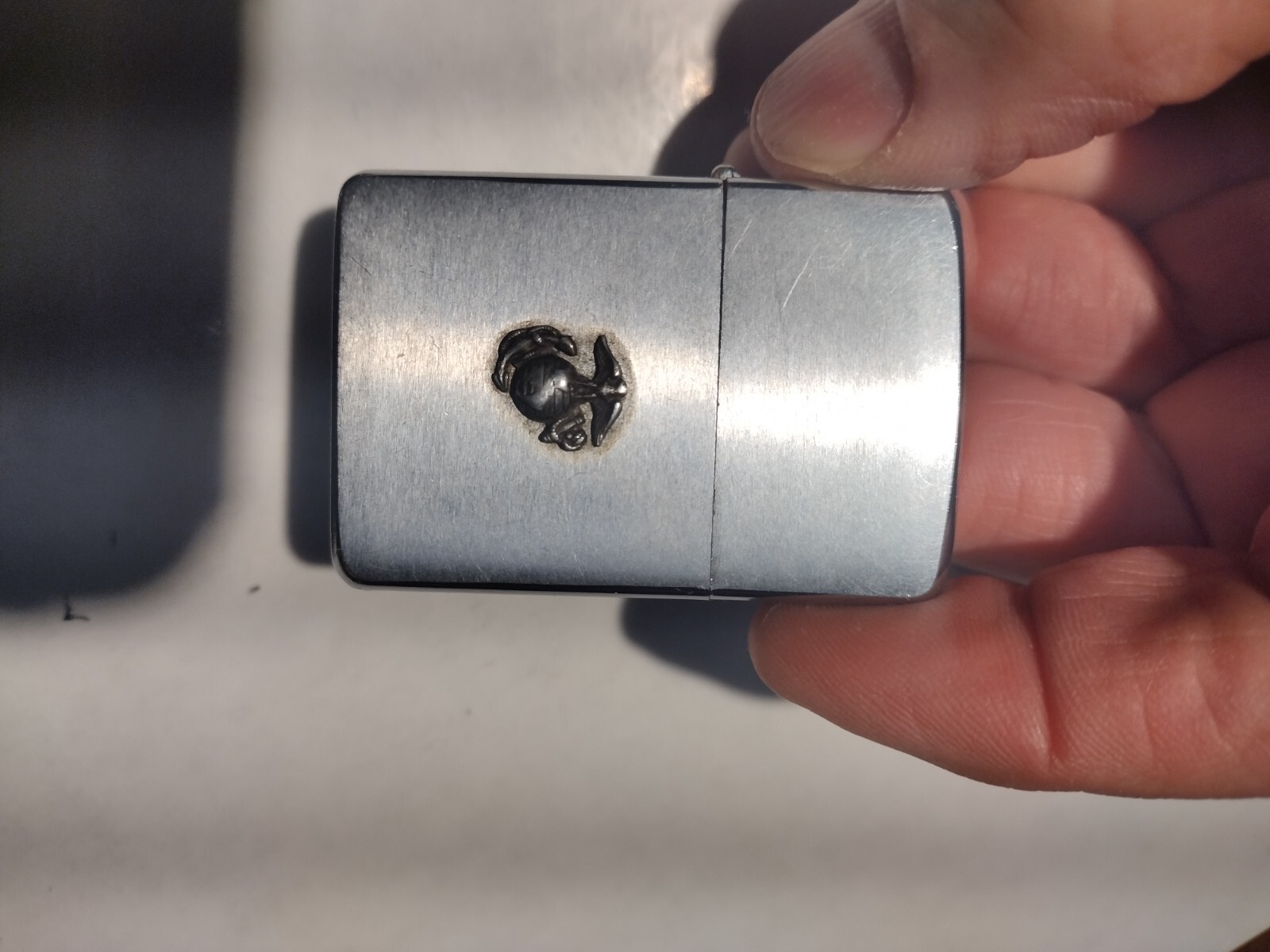 Vintage 1950-1957 Zippo US Marines Lighter pat.2517191 nice shape working Vintage 1950-1957 Zippo US Marines Lighter pat.2517191 nice shape working
