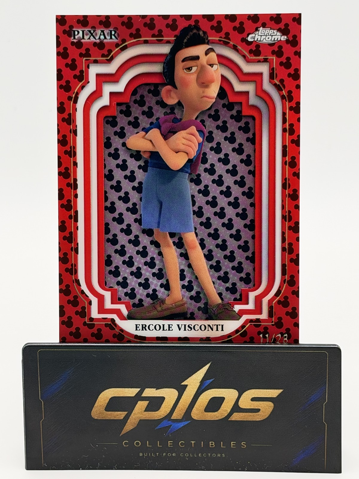 2024 Topps Chrome Disney Ercole Visconti #181 Red & Black Mickey 11/28 2024 Topps Chrome Disney Ercole Visconti #181 Red & Black Mickey 11/28