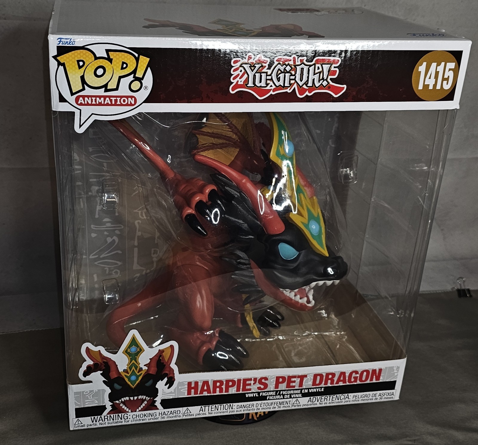 Funko Pop Animation Harpie’s Pet Dragon #1415 From Yu-Gi-Oh LARGE BOX NEW