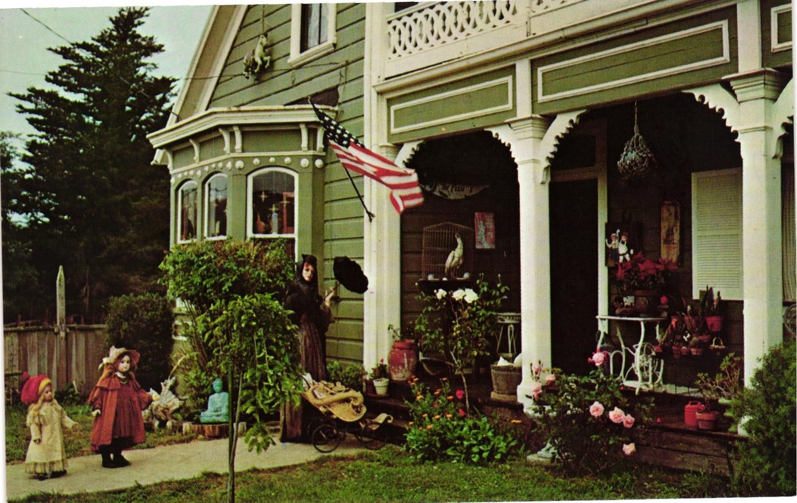 Vintage Postcard- Charlene\'s Yesterday\'s Museum, Bodega, CA.