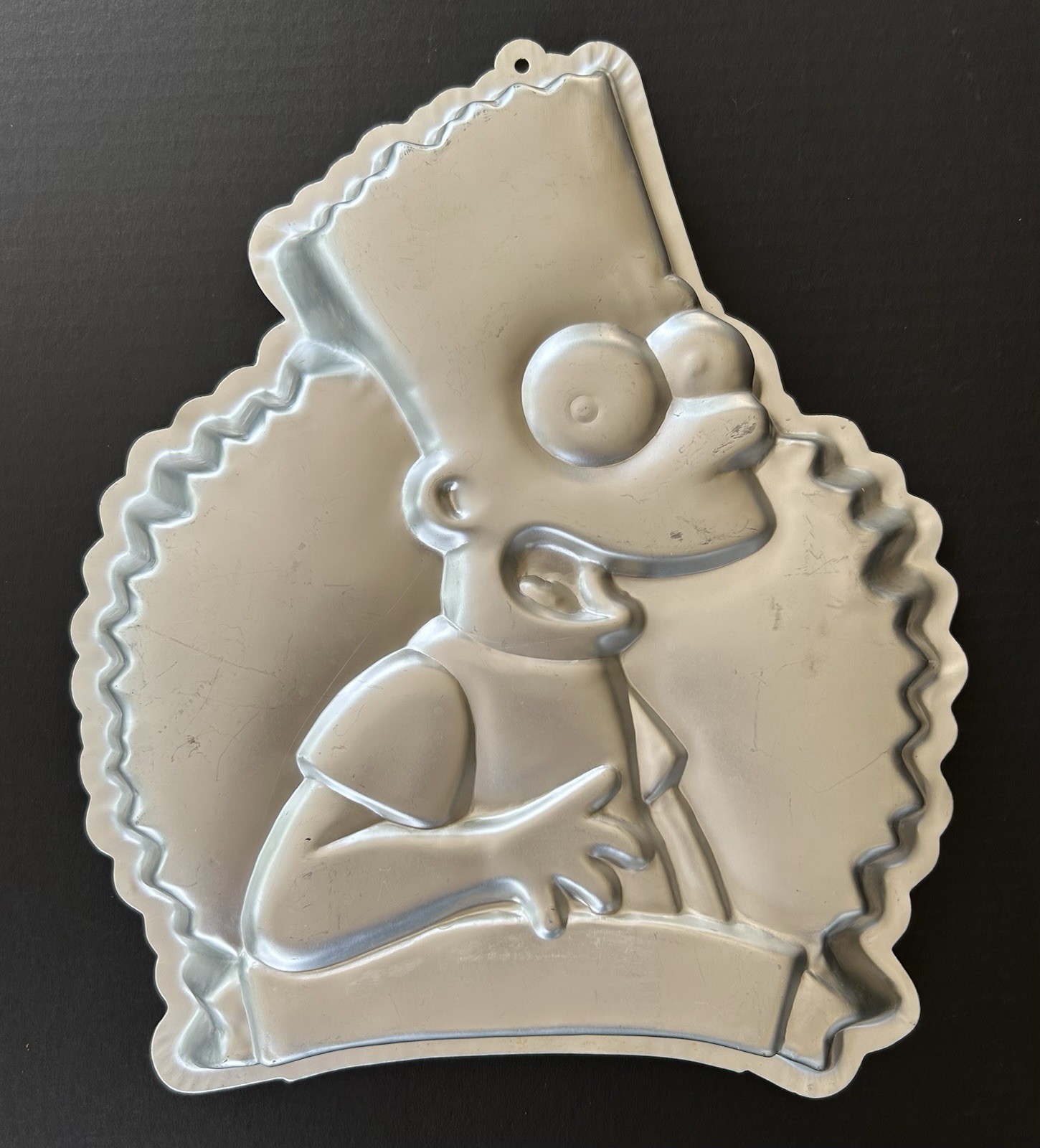Wilton Aluminum Cake Pan The Simpson\'s Bart Simpson Vintage 1990