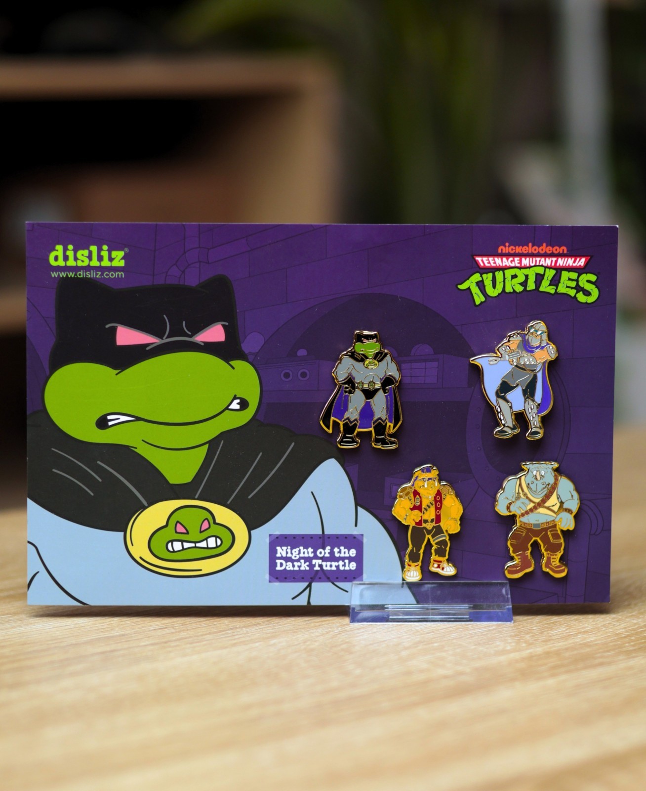 Disliz TMNT Night of the Dark Turtle 4-Pin Set Walmart Exclusive 2026 Disliz TMNT Night of the Dark Turtle 4-Pin Set Walmart Exclusive 2026