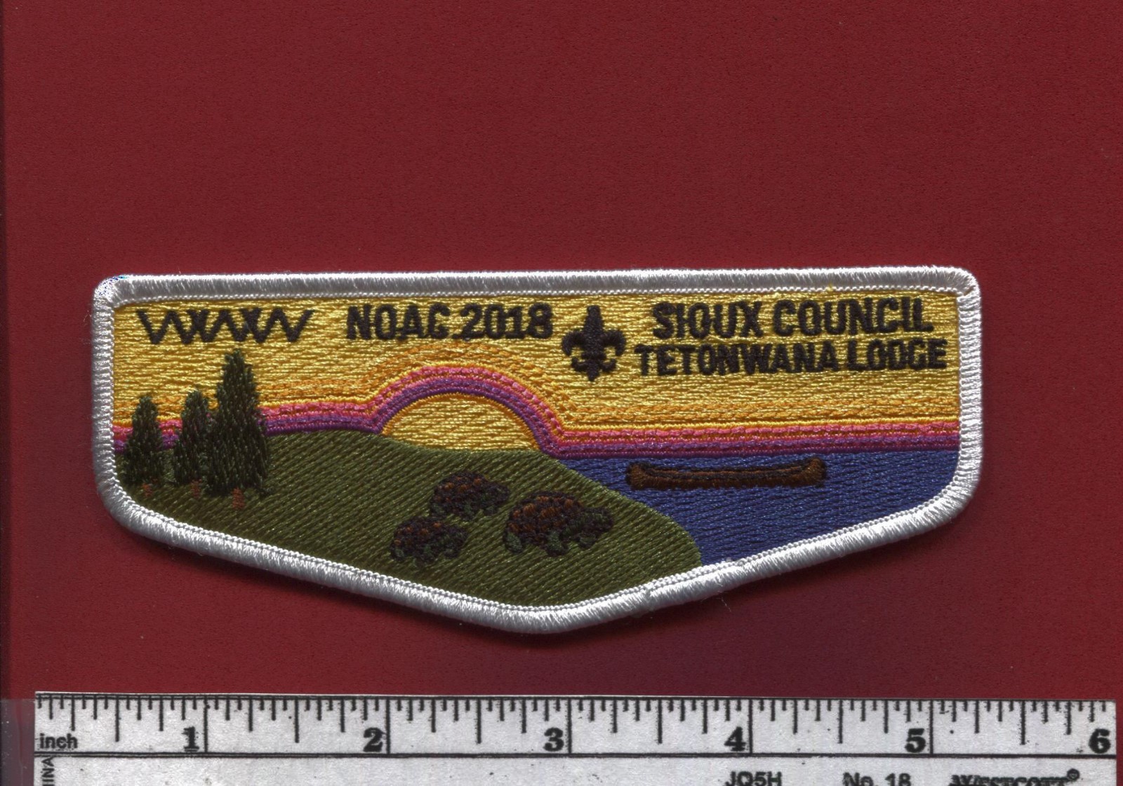 Got at 2018 NOAC: Tetonwana Lodge 105 Flap: Sioux Council - Tough Issue