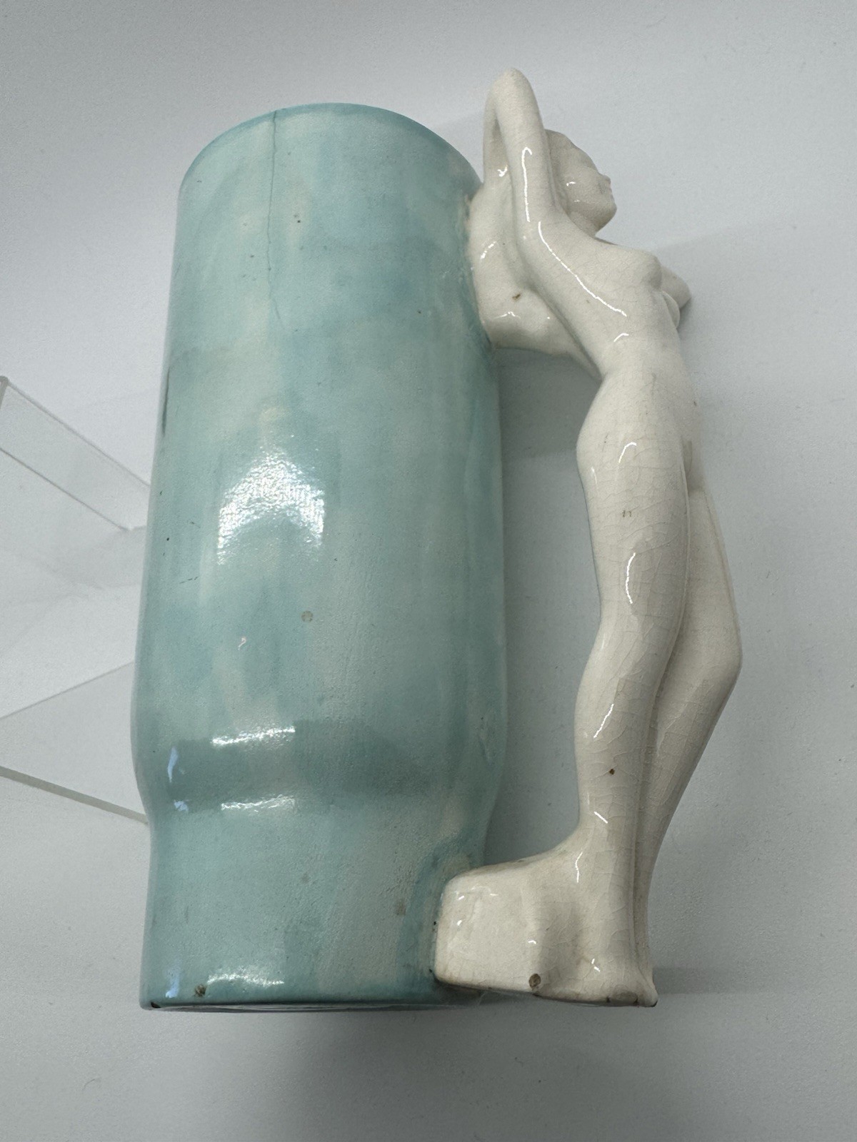 Vintage 50/60’s Mid Century Sophia Ceramic Sea Foam Green Female Art SHAG Vintage 50/60’s Mid Century Sophia Ceramic Sea Foam Green Female Art SHAG