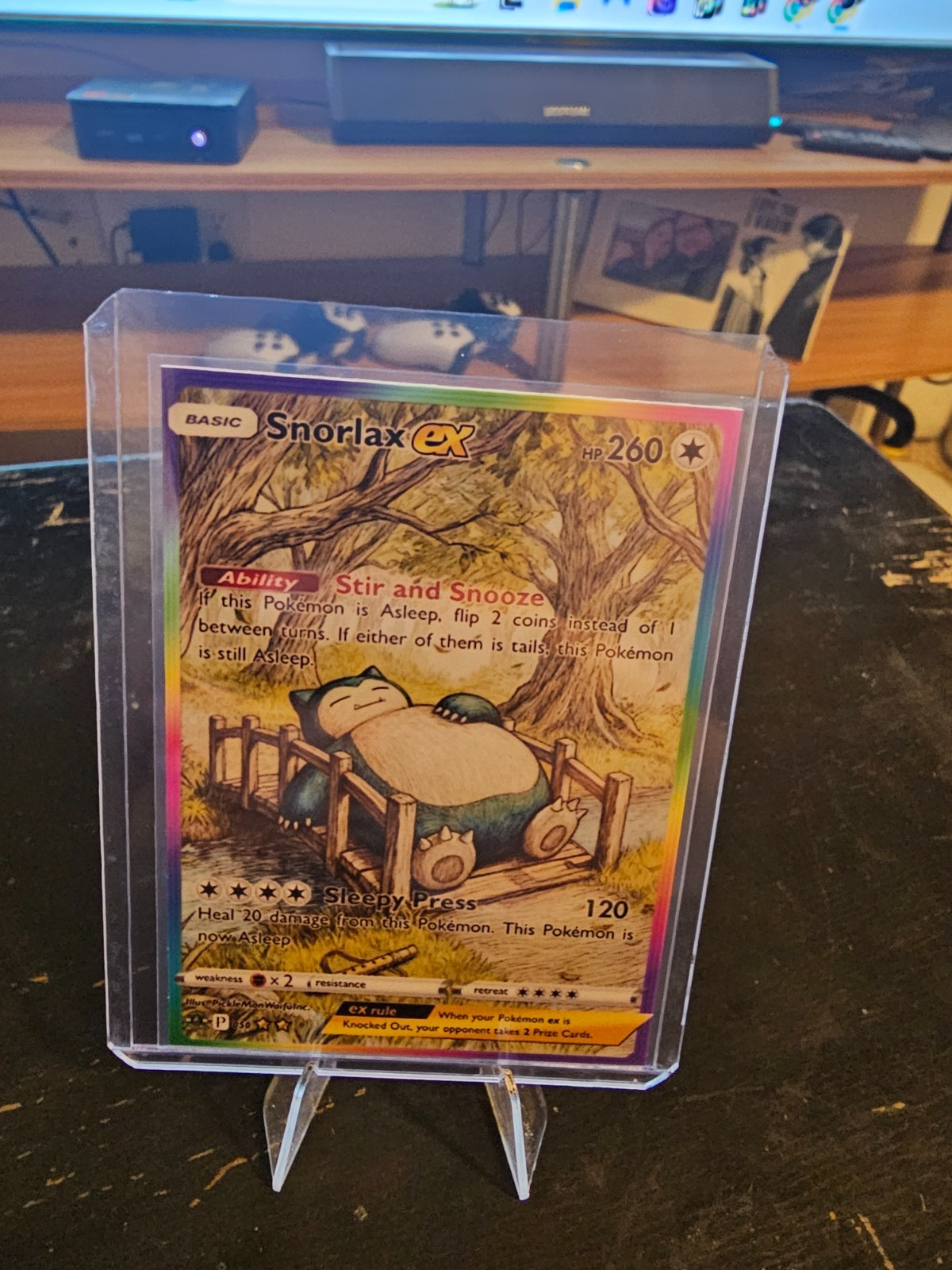 Snorlax 11/15 Gotta Sketch \'Em All Pokémon First Edition