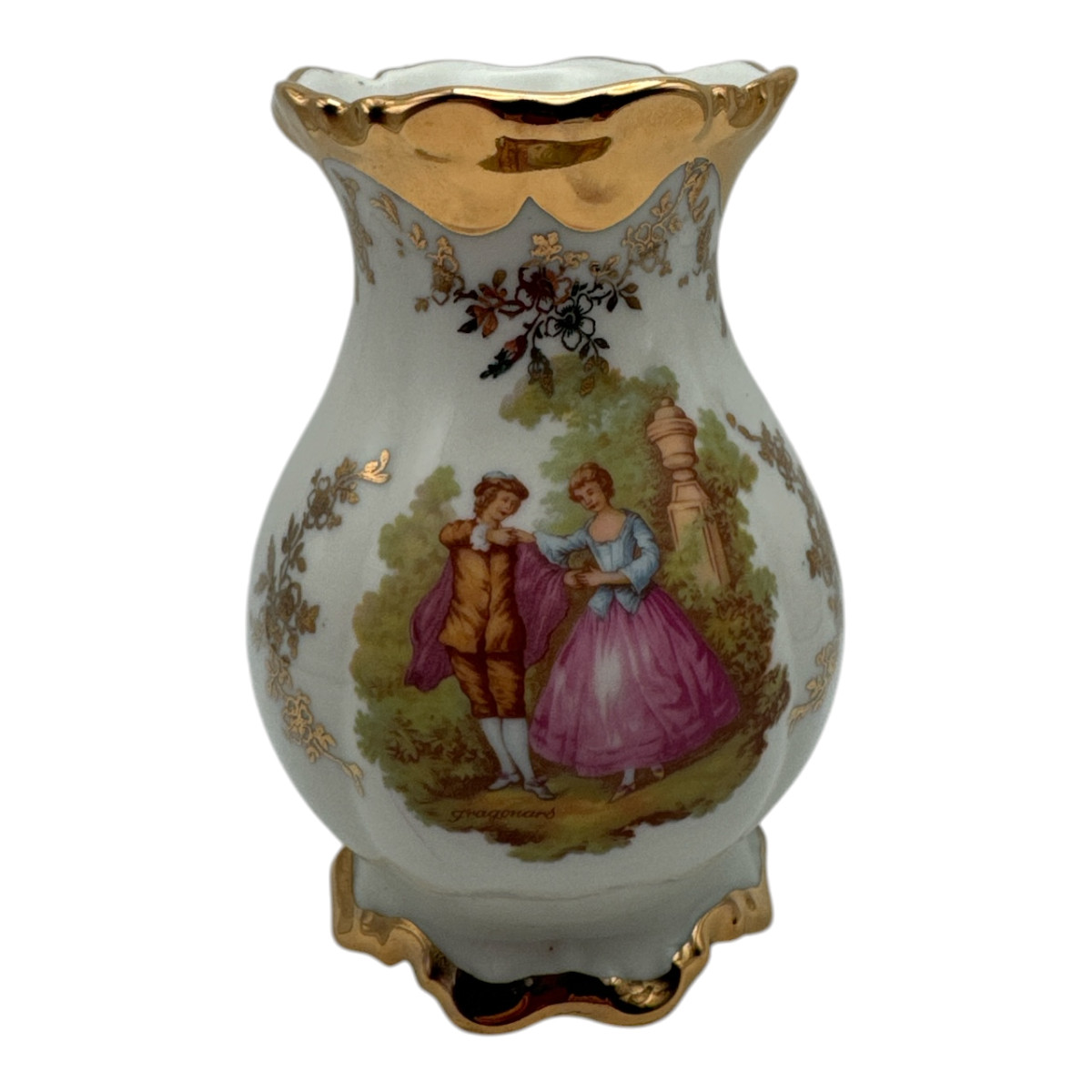 Kleiber Regnitziosau Bavaria  Germany Gold Victorian Porcelain 4 3/4\