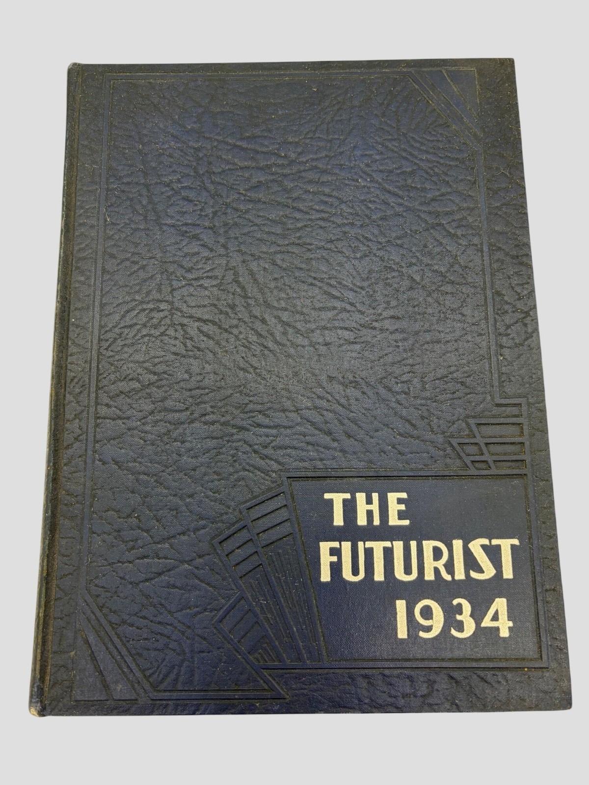 1934 The Futurist Grove High School Paris Tennessee Yearbook Vintage Art Deco TN