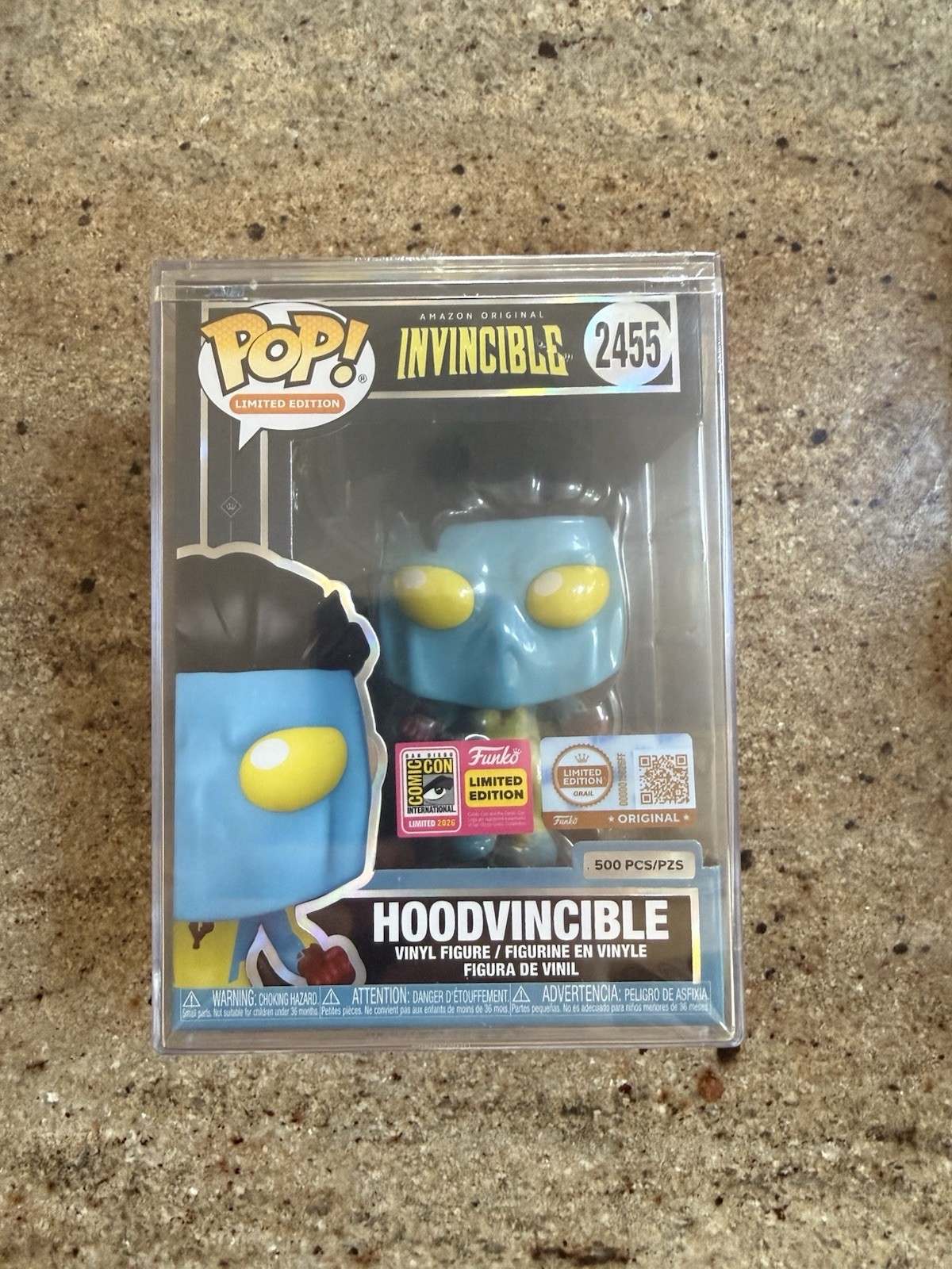 Funko Pop Vinyl Invincible Hoodvincible #2455 Amazon Exclusive Limited 500 Funko Pop Vinyl Invincible Hoodvincible #2455 Amazon Exclusive Limited 500